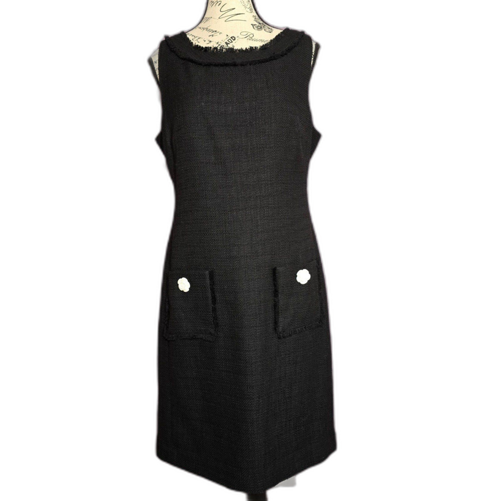 Karl Lagerfeld classic black sleeveless dress